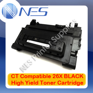 CT Compatible #26X BLACK High Yield Toner Cartridge for HP LaserJet Pro MFP M402/M402dn/M402dw/M402n/M426/M426fdn/M426fdw [CF226X] 9K